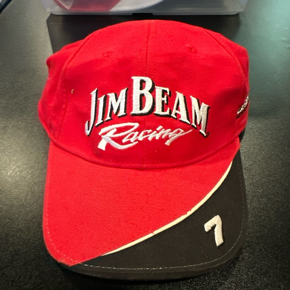 Racing Red and Black Cap